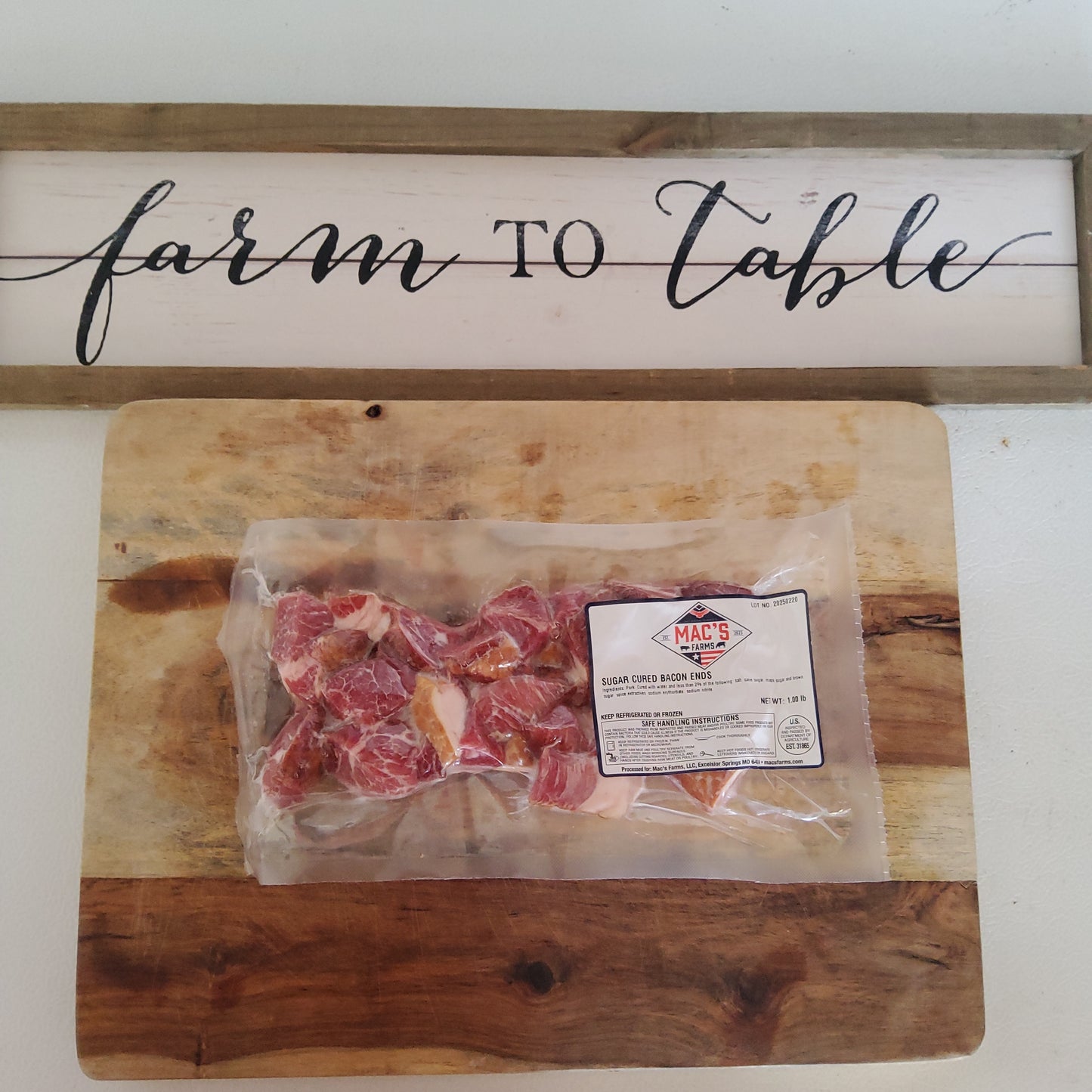 Sugar Cured Bacon Ends