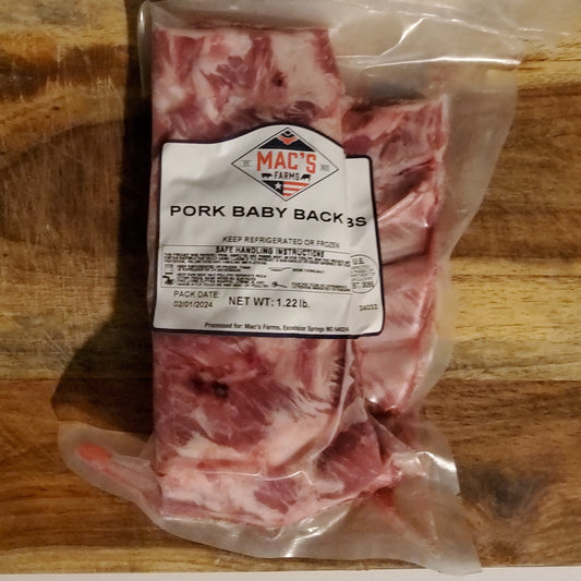 Baby Back Ribs (1-2 lbs)