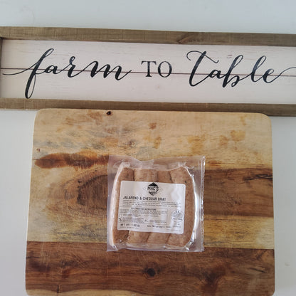 Jalapeño and Cheddar Cheese Bratwurst